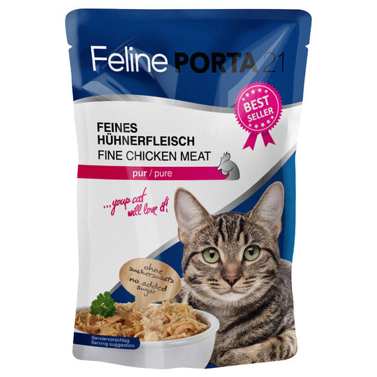 Blandpack: 6 x 100 g Feline Porta 21 - Blandpack