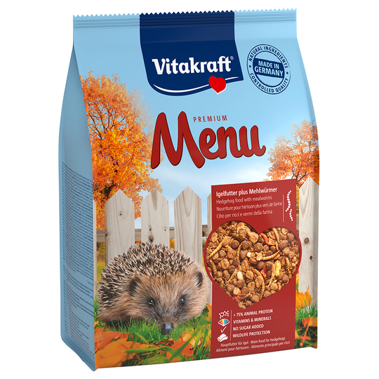 Vitakraft Premium Menu igelkottsfoder Ekonomipack: 2 x 2,5 kg