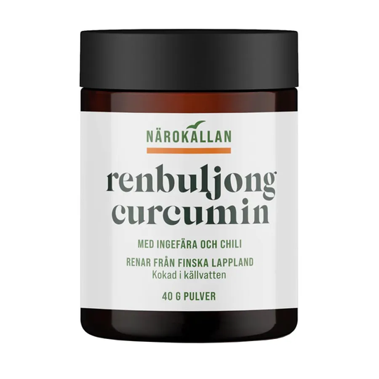 Närokällan Renbuljong Curcumin Ingefära & Chili, 40g