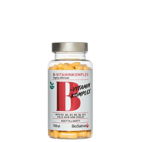 B-vitaminkomplex Carefully Selected, 100 kapslar