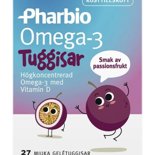 Pharbio Omega-3 Tuggisar 27 st