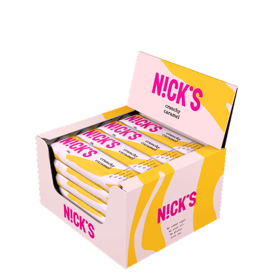 21 x NICKS Bar Crunchy Caramel, 28 g