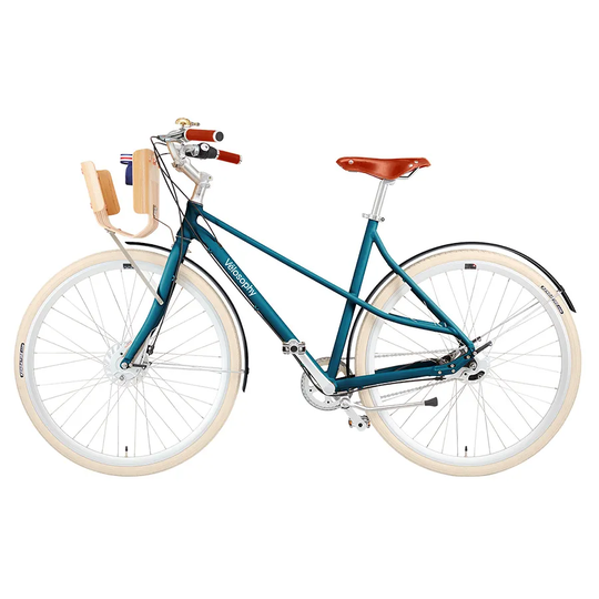 Vélosophy Cykel Comfort Original Petrol Korg Trä, Stl 54