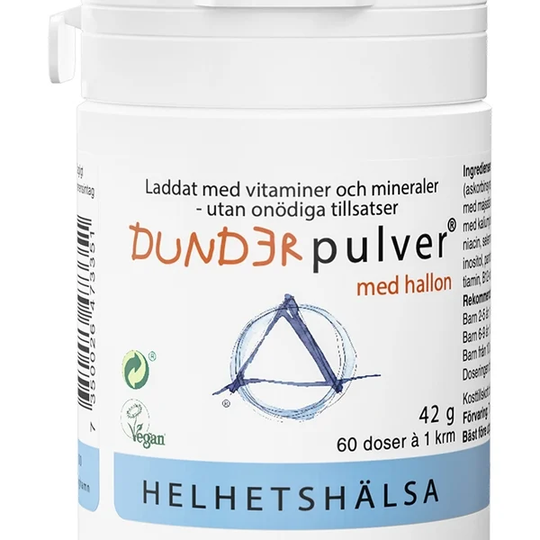 Helhetshälsa Dunderpulver barnvitamin 60 doser á 1 krm
