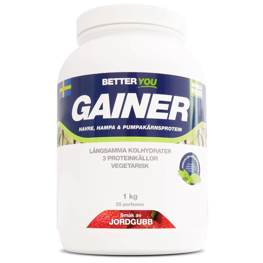 Better You Whole Food Gainer Jordgubb 1 kg