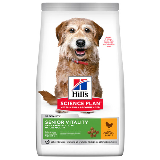 6 kg Hill's Science Plan Small & Mini till sparpris - Mature Adult Senior Vitality 7+ Small & Mini Chicken
