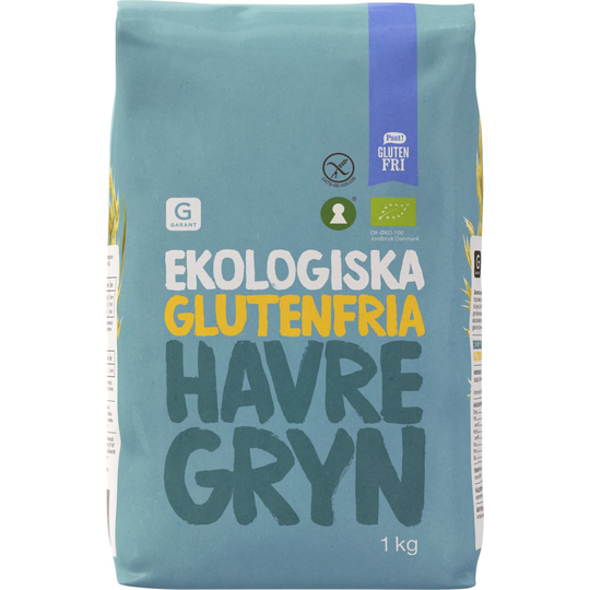 Garant Havregryn Ekologiska & Glutenfria 1 kg