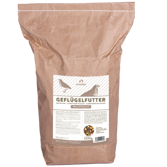 Neuendorff Premium Hobby vaktelfoder - Ekonomipack: 2 x 15 kg