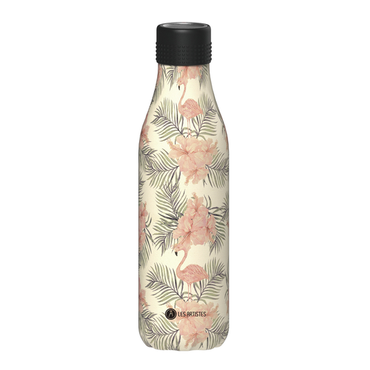 Les Artistes - Bottle Up Termoflaska 50 cl Beige/Rosa/Grå