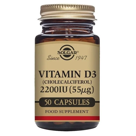 Solgar Vitamin D3 50 kapslar