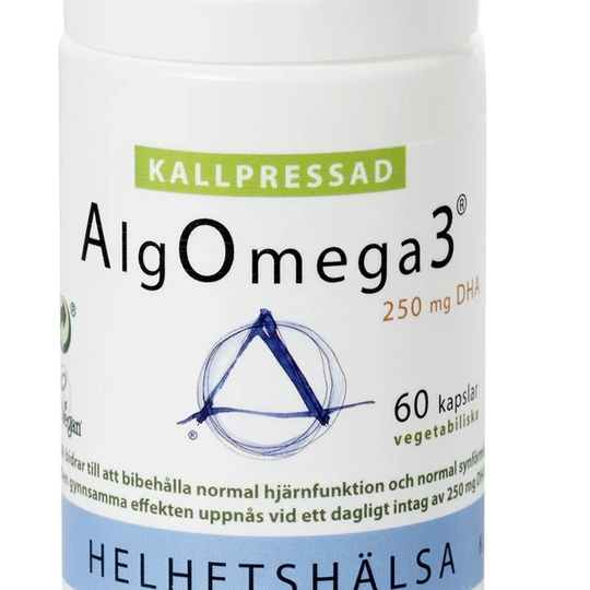 Helhetshälsa Kallpressad AlgOmega3 60 kapslar
