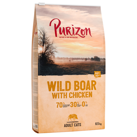 Ekonomipack: Purizon torrfoder 2 x 6,5 kg - Adult Wild Boar