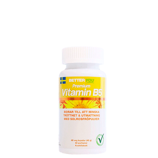 Premium Vitamin B5, 60 kaps