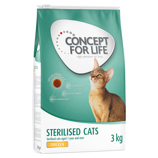 Concept for Life Sterilised Cats Chicken - förbättrad formel! - 400 g