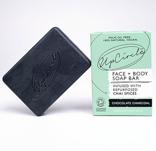 UpCircle Chai Soap Bar Chocolate & Charcoal 100 g