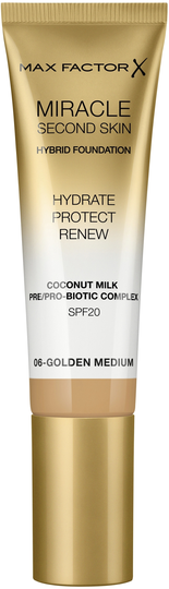 Max Factor Mir Second Skin Found 006 Gold Medium