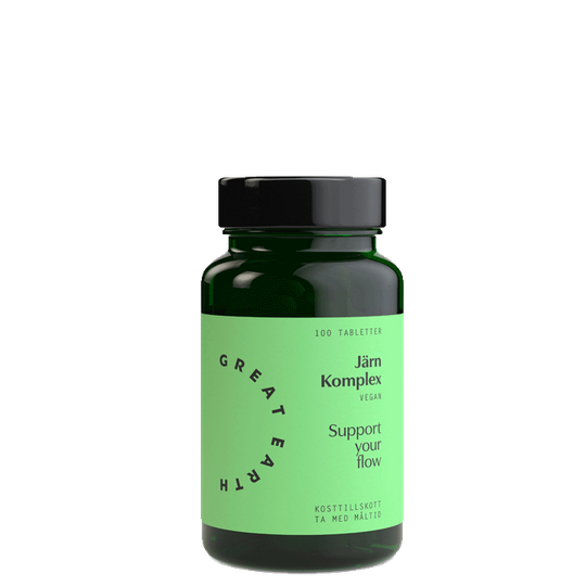 Järn Komplex 25 mg, 100 tabletter