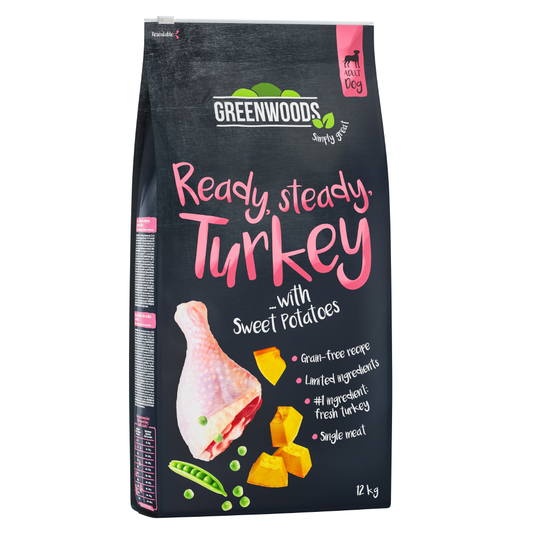 Greenwoods Turkey with Sweet Potato, Peas & Pumpkin Ekonomipack: 2 x 12 kg