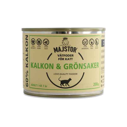 Majstor Katt Wet Kalkon & Grönsaker