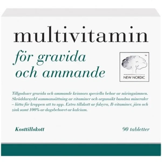New Nordic Multivitamin För Gravida & Ammande 90 tabletter
