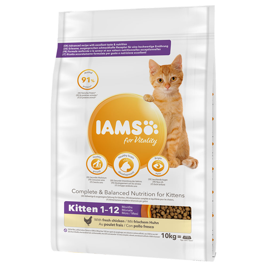 IAMS for Vitality Kitten Fresh Chicken 10 kg