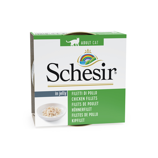 Ekonomipack: Schesir i gelé 24 x 85 g Kycklingfilé