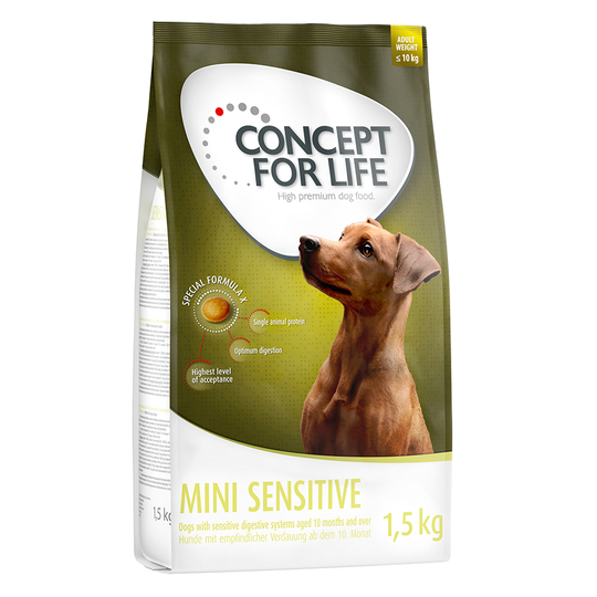 Concept for Life 2 x 1,5 kg till kanonpris! - Mini Sensitive