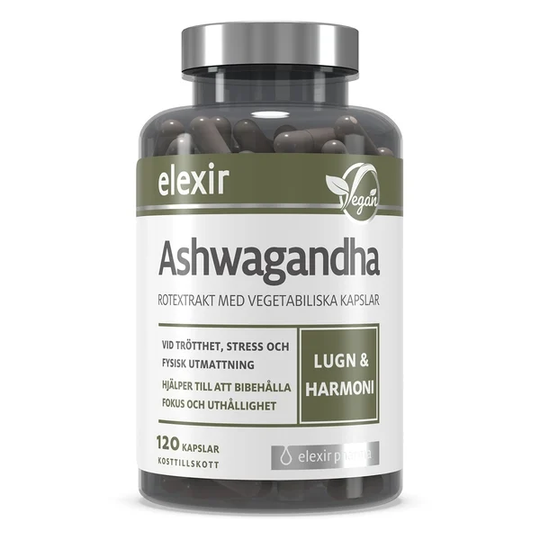 Elexir Pharma Elexir Ashwagandha 120 kapslar