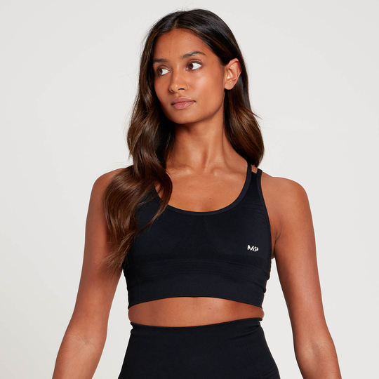 MP Women's Tempo Seamless Sports Bra - Svart - XS