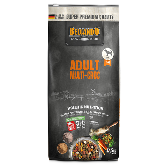 Ekonomipack: 2 påsar Belcando torrfoder för hund Adult Multi-Croc (2 x 12,5 kg)