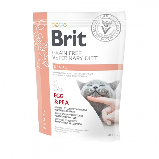 Brit Veterinary Diet Cat Renal Grain Free (400 g)