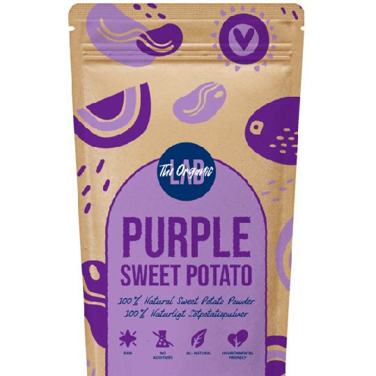 The Organic Labs Purple Sweet Potato Lila sötpotatis pulver 70 g