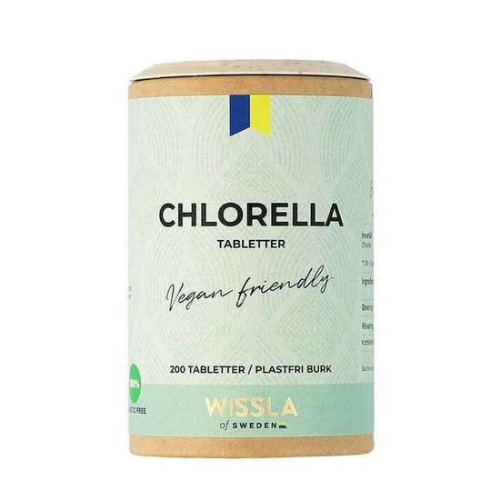 Wissla of Sweden Wissla Chlorella tabletter 200 tabletter