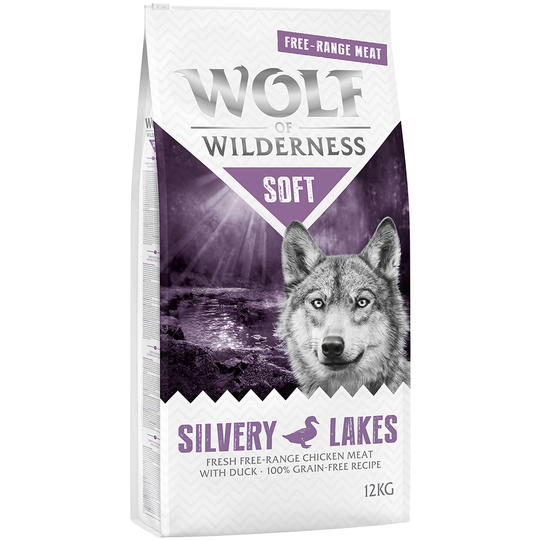 Wolf of Wilderness Soft Silvery Lakes - Free Range - Chicken & Duck - 1 kg