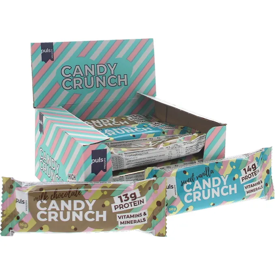 Puls Nutrition Proteinbar Vanilla + Chocolate 12-pack