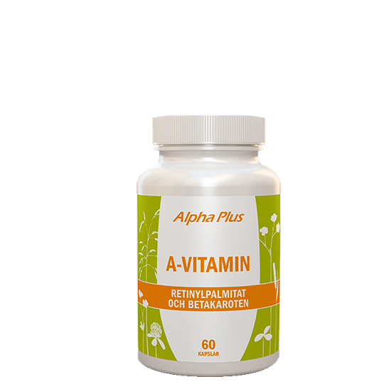 A-vitamin, 60 kapslar