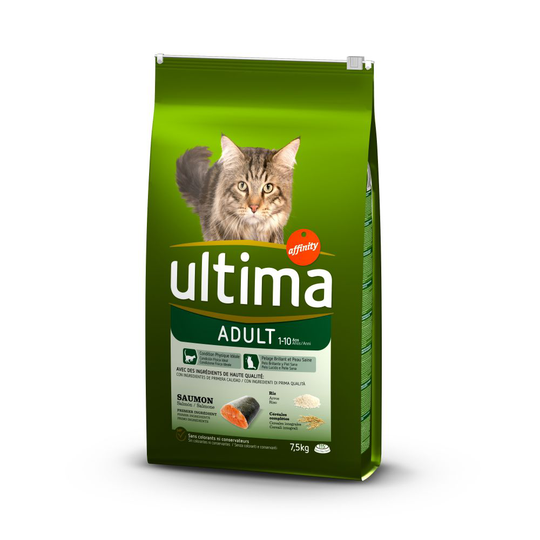 Ultima Cat Adult Salmon & Rice - 7,5 kg
