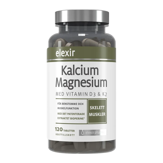 Elexir Pharma Kalcium/Magnesium, 120 kapslar