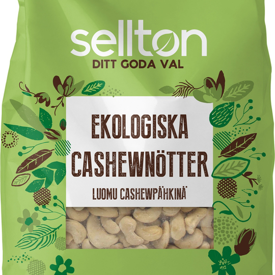 Sellton Cashewnötter Eko 200 g