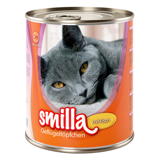 Smilla Poultry Pot 6 x 800 g - Mört fjäderfäkött med fisk
