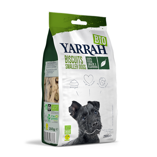 Yarrah Organic Multi vegetariska hundkex - Ekonomipack: 3 x 250 g