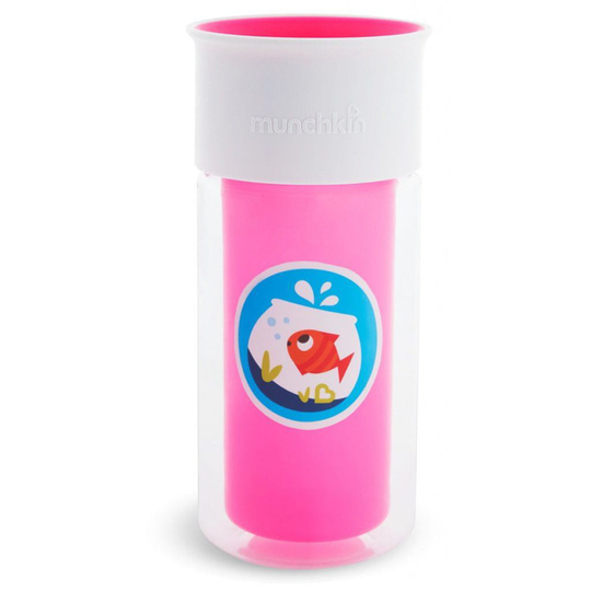 Munchkin Isolerad kopp personlig Miracle 360° rosa