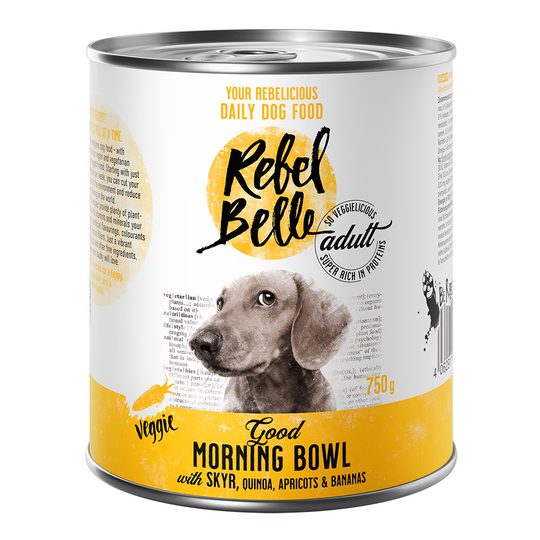 Rebel Belle Adult Good Morning Bowl - vegetariskt - 6 x 750 g