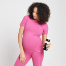 MP Women's Power Maternity Short Sleeve Top - Sangria/röd - XXS