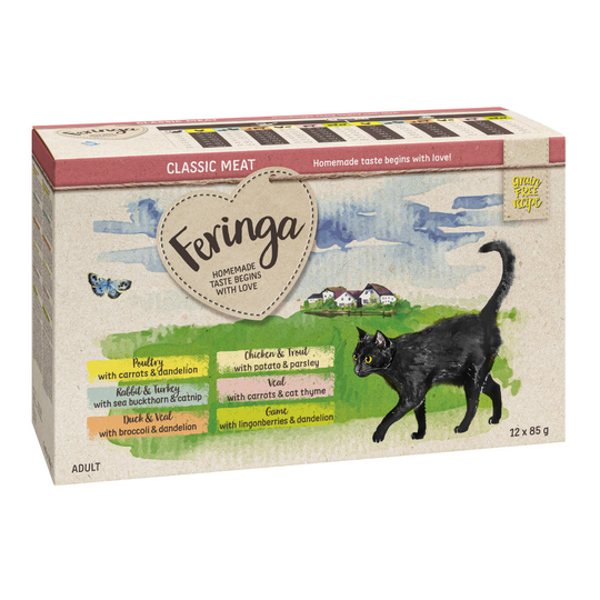 Sparpris! Feringa 12 x 85 g i portionspåse - Blandpack II: 6 sorter