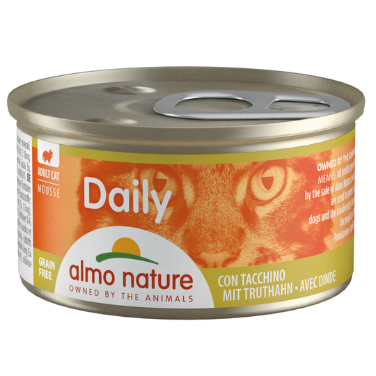 Almo Nature Daily Menu 6 x 85 g - Mousse med kalkon