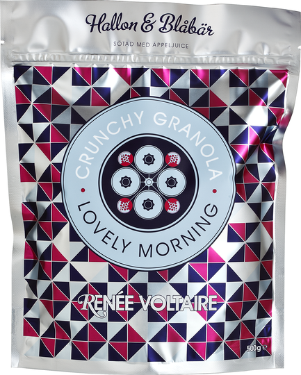 Renée Voltaire Crunchy Granola Hallon & Blåbär 500 g