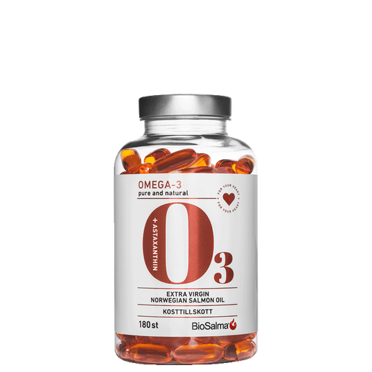Omega-3 Salmon Oil 1000mg, 180 kapslar