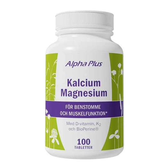 Alpha Plus Kalcium Magnesium 100 tabletter