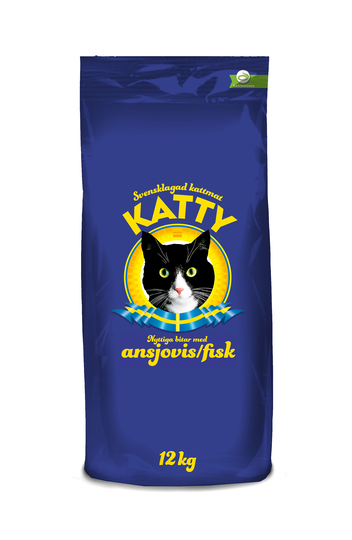Katty Nyttiga bitar m ansjovis fisk 12kg